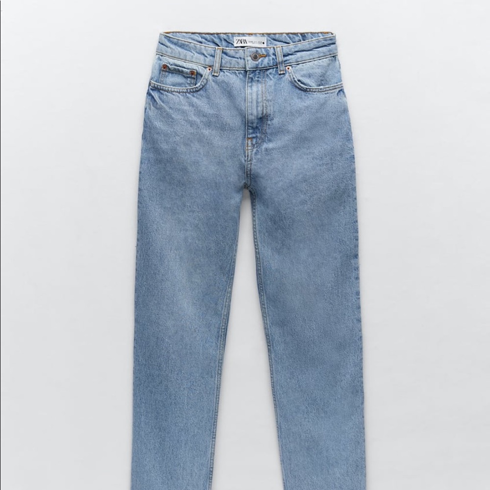 Zara women’s premium ankle high waisted jeans